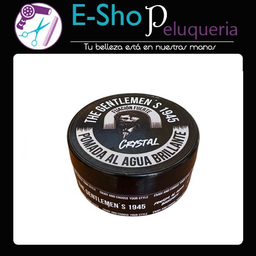 Pomada De Pelo Al Agua Brillante Crystal Gentlemen's x 80grs