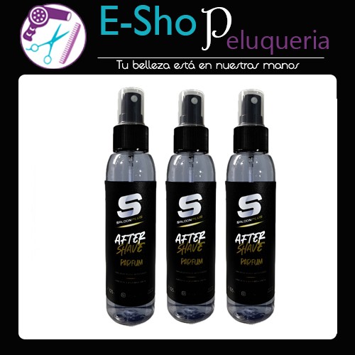 After Shave Parfum Saloon Plus Loción Post Afeitado 125ml Kit x3