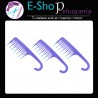 Peine Afro Para Ducha Mango Con Gancho P5779 Kit x3