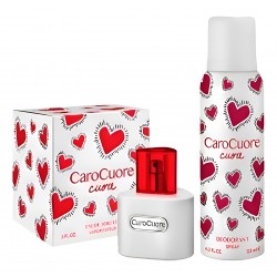 Perfume Mujer Caro Cuore Cuore Edt 90ml + Desodorante Kit