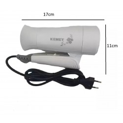 Secador de Pelo Kemei KM-368 Plegable de Viaje 1200w