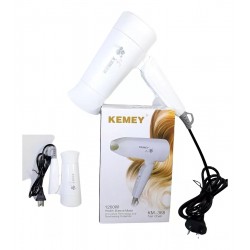 Secador de Pelo Kemei KM-368 Plegable de Viaje 1200w