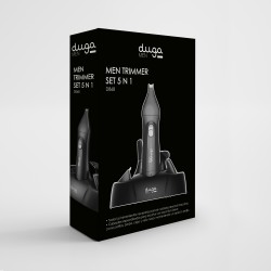 Trimmer 5 En 1 Men Duga Afeitadora Nasal Patillera D868