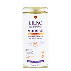 Mousse Pelo Ácido Hialuronico Volumen Apto Mcg Kleno 150cc Kit x2