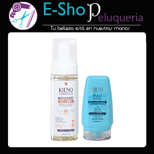 Kit Activador De Rulos Kleno Volumen Y Brillo 150g + Mousse
