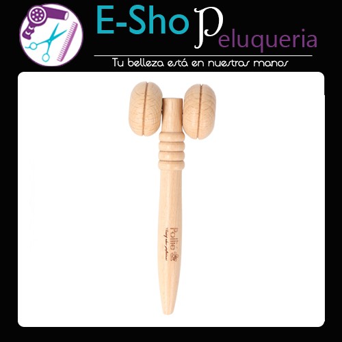 Rodillo Biesferico Facial Maderoterapia Eurostil 09331