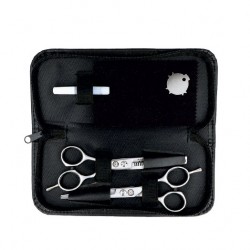 Tijera De Corte + Entresacar Corvus 06821 Eurostil Barber