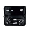 Tijera De Corte + Entresacar Corvus 06821 Eurostil Barber