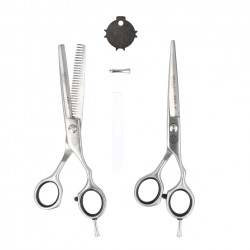 Tijera De Corte + Entresacar Corvus 06821 Eurostil Barber