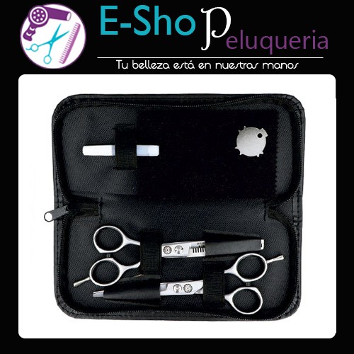 Tijera De Corte + Entresacar Corvus 06821 Eurostil Barber