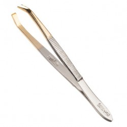 Pinza de Depilar Acero Punta Recta Eurostil