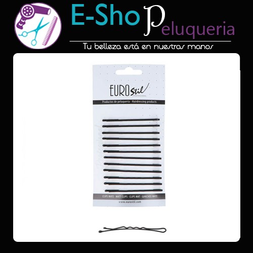 Clips Para El Pelo X 12u Eurostil Ondulados 07133