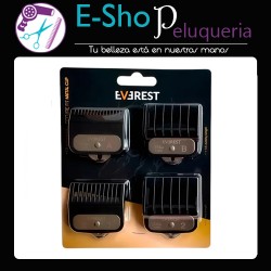 Everest Set X 4 Alzas Peines Barberia Para Clipper