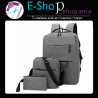 Mochila Morral Neceser Kit Urbana 3 En 1 Vintage Casual Usb