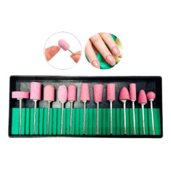 Fresa x 12 para Torno Manicuría Pedicuria