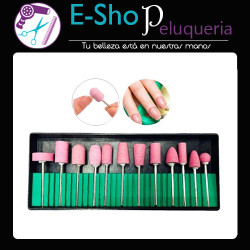 Fresa x 12 para Torno Manicuría Pedicuria