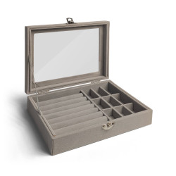 Joyero Alhajero Visor Caja Organizadora Glam M645 Jessamy