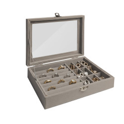 Joyero Alhajero Visor Caja Organizadora Glam M645 Jessamy