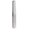 Eurostil Ragnar Peine Metálico Aluminio 19cm Barber 9062