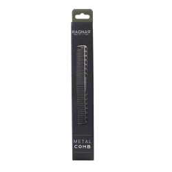 Eurostil Ragnar Peine Metálico Aluminio 19cm Barber 9062