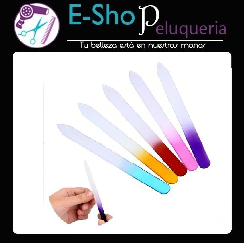 3 Lima Vidrio De Cristal Para Uñas Esculpidas Manicuria