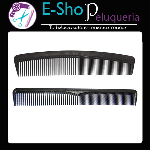 Kit Peines De Corte Barber Carbono Eurostil 52216 + 52218