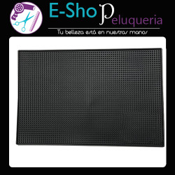 Alfombra The Barber Negra Con Organizador