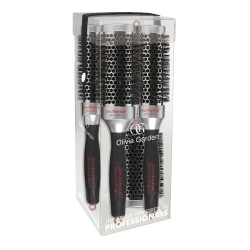 Set Cepillos Olivia Garden Pro Thermal Profesional X4 C71018
