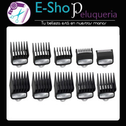 Set Peines De Alza Guia Wahl Premium Metálico X 10 U