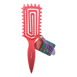 Dompel Cepillo Escova Enlace Flexible Cabello Rulos Rizos