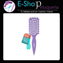 Dompel Cepillo Escova Enlace Flexible Cabello Rulos Rizos