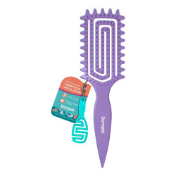 Dompel Cepillo Escova Enlace Flexible Cabello Rulos Rizos x3 Kit