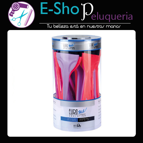 Bote 30 pinceles de tintura Grandes Eurostil 50100