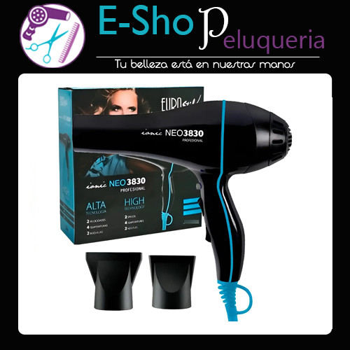 Secador De Pelo Profesional Eurostil Neo 3830 Ionic 2 Vel