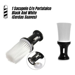 Kit Barber Capa Delantal Tru Peines Cepillos Guante Rociador