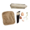 Set Maquillaje Pinceles + Arqueador + Cisne Jessamy P3805