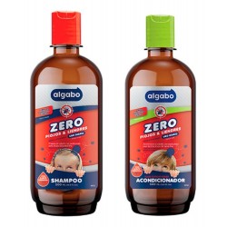 Kit Shampoo + Acondicionador + Locion Zero Piojos & Liendres Kids 500ml Algabo