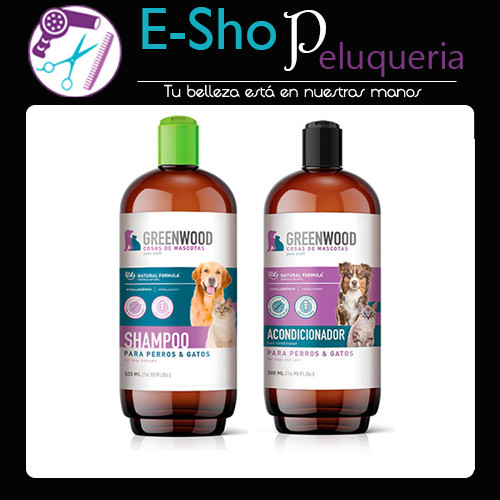 Shampoo + Acondicionador para Perros y Gatos Greenwood