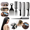 Set De Peines X6 Profesional para Peluqueria Peinados
