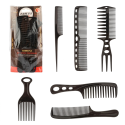 Set De Peines X6 Profesional para Peluqueria Peinados