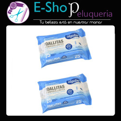 Algabo Toallitas Desmaquillantes 25 Unidades Kit x2