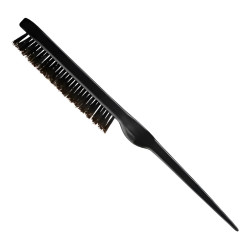Cepillo Para Crepar Plano Pua Mezcla Negro Eurostil 52452