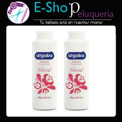 Talco Perfumado Talquera Floral Algabo x 250grs Kit x 2