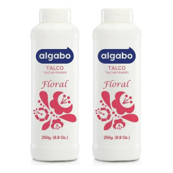 Talco Perfumado Talquera Floral Algabo x 250grs Kit x 2