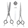 Tijera De Corte + Pulir + Peine + Navaja 03267 Set Eurostil