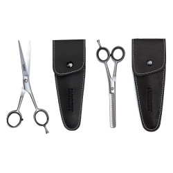 Kit de Tijera de Corte Microdentada + Pulir Everest Profesional