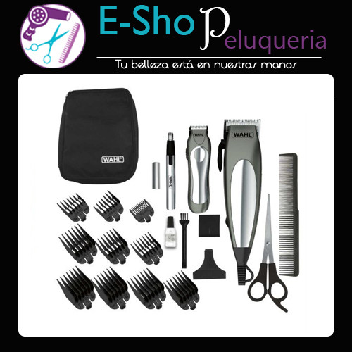 Set Maquina de Corte Wahl Deluxe Groom Pro + Patillera +Naricera