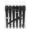Pinzas Cocodrilo Eurostil Para El Pelo 03057 X6 Negro