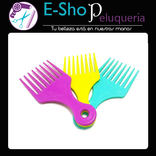 Peine Ahuecador 8 púas Eurostil 50405 Kit x3