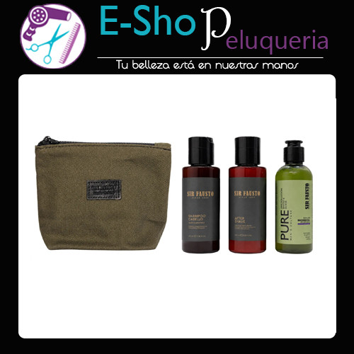 Kit Pocket Sir Fausto Shampoo + After Shave + Shower Gel